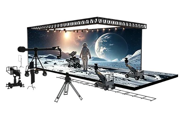 GD-DOB Series Interactive Floor LED Display-Flexible XR Creative Display Applications